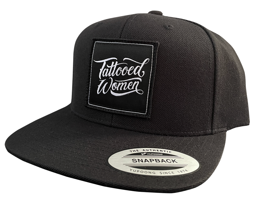 Tattooed Women Script Logo - Snapback